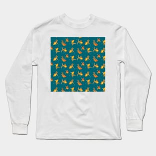 Goldfish Pattern Long Sleeve T-Shirt